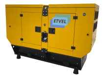 Дизельный генератор ETVEL ED-22QC в кожухе с АВР